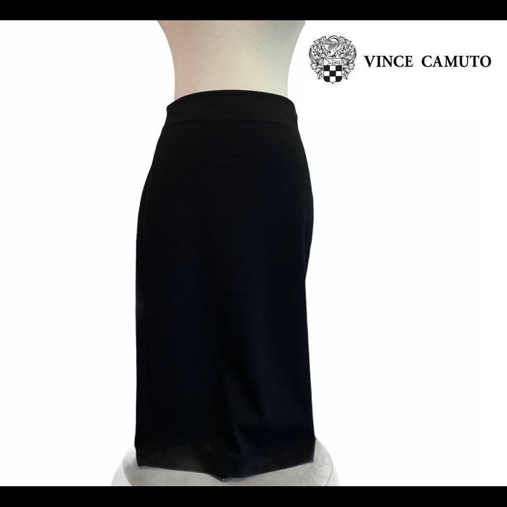 Vince Camuto black stretchy pencil skirt Sz small